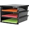 Storex Literature Organizer, 11-1/4"Wx13"Lx8-2/5"H, Black STX61642U01C - alternate 1